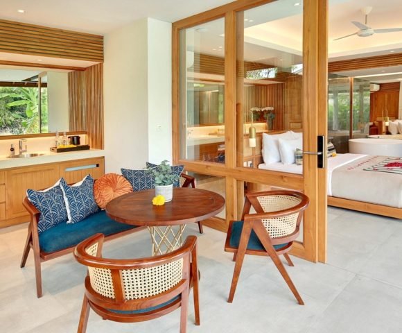 13. Grand Royal 1 Bedroom Private Pool Villa with Ricefield View