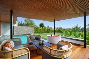 Grand Two Bedroom Rice Field View Villa with Private Pool