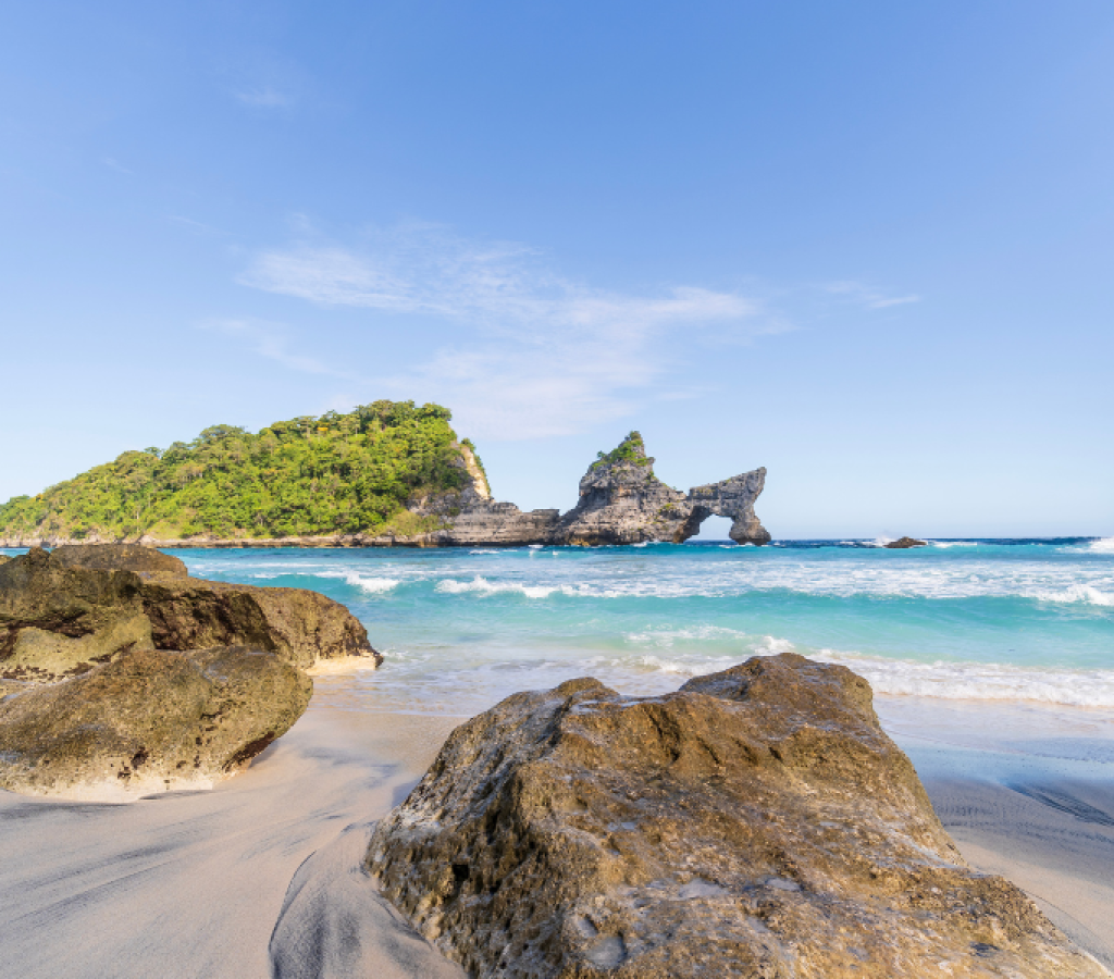 Atuh Beach Atuh Cliff